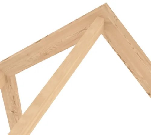 Giroletto per Bambini con Cassetto in Pino Massello 70x140 cm