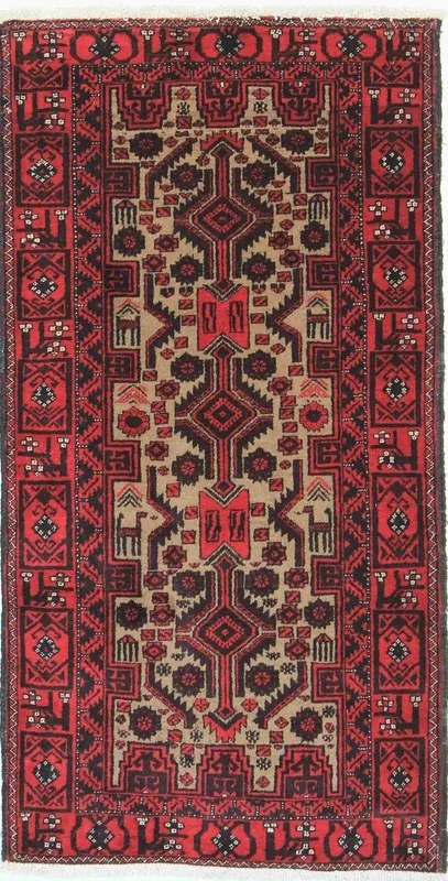 Beluch Tappeto persiano 170 x 90 (Iran) Annodato A Mano