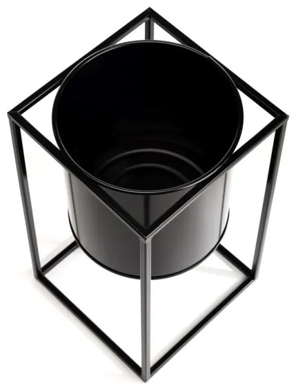 Portafiori RING 40x23 cm nero