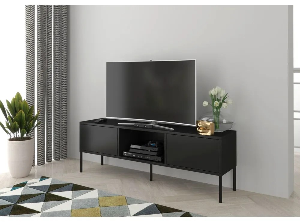 Tavolo TV nero Mirka - Skandica