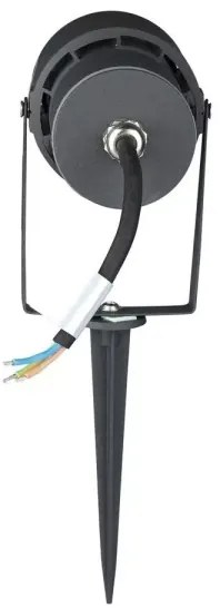 Lampada LED da esterno LED/12W/100-240V IP65 grigio - vetro verde