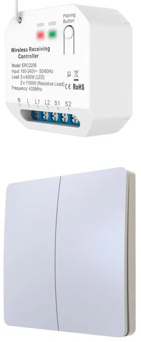 Comando smart Wi-Fi KIT 9305 bianco
