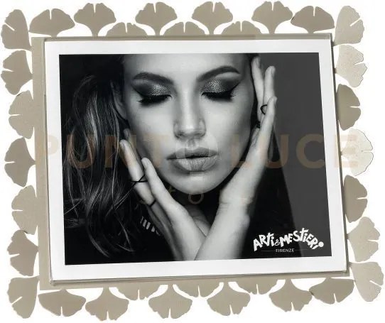 Portafoto ginkgo maxi orizzontale sabbia