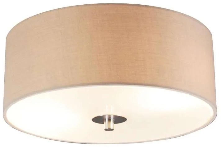 Lampada da soffitto rustica beige 30 cm - Drum