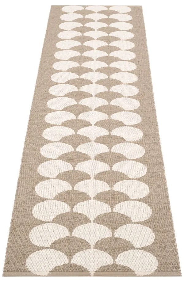Passatoia da interno/esterno beige/color crema 70x250 cm Poppy Potato – Pappelina
