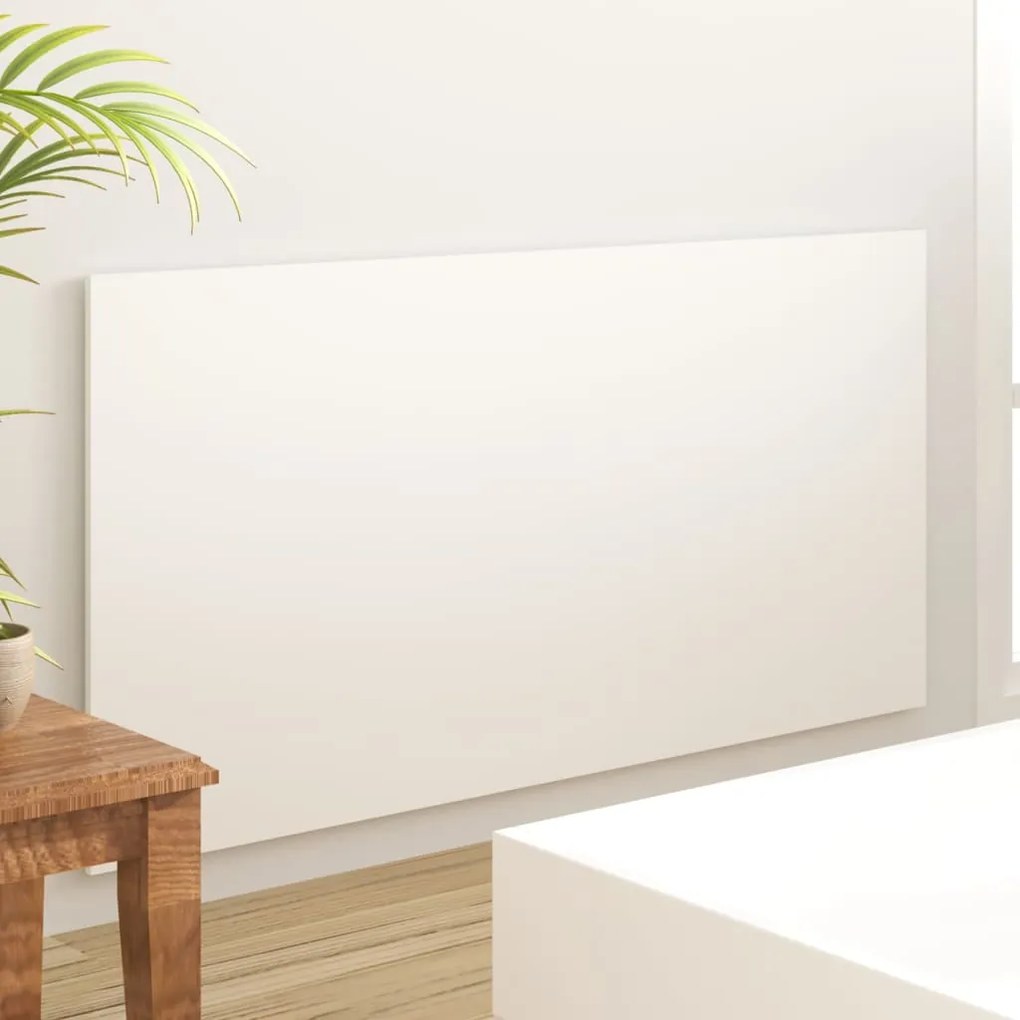 Testiera per letto bianca 160x1,5x80 cm in legno multistrato