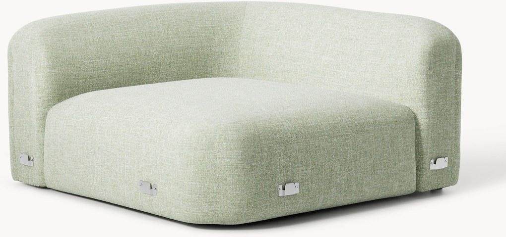 Modulo angolare curvo in bouclé Wolke