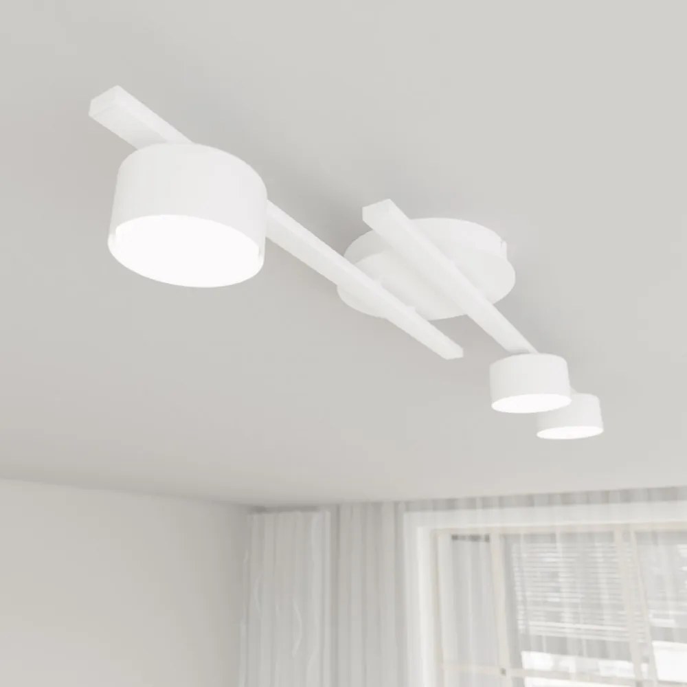 Lampada da soffitto in acciaio FRAGMENT 3 da interno 3xGX53 Colore del corpo Bianco