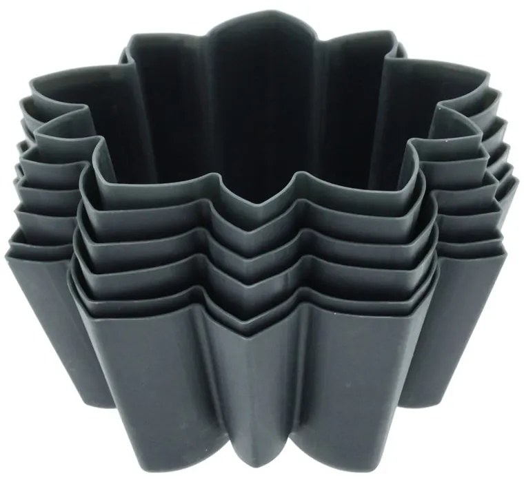 Set di stampi per muffi in silicone 6 pz Flower - Blomsterbergs