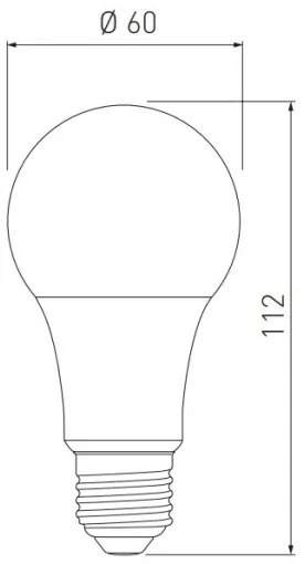 Lampadina LED A60 E27/10W/230V 3000/4000/6400K