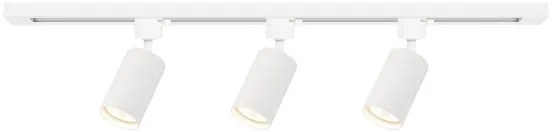 Faretto per sistema a binario TIGER 3xGU10/10W/230V bianco