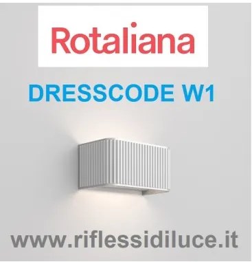 Rotaliana dresscode w1 bianca led 16w 3000° k dimmer