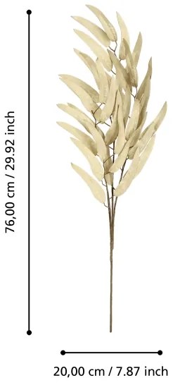 Eglo 428228 - Fiore artificiale KUNMING 76 cm beige