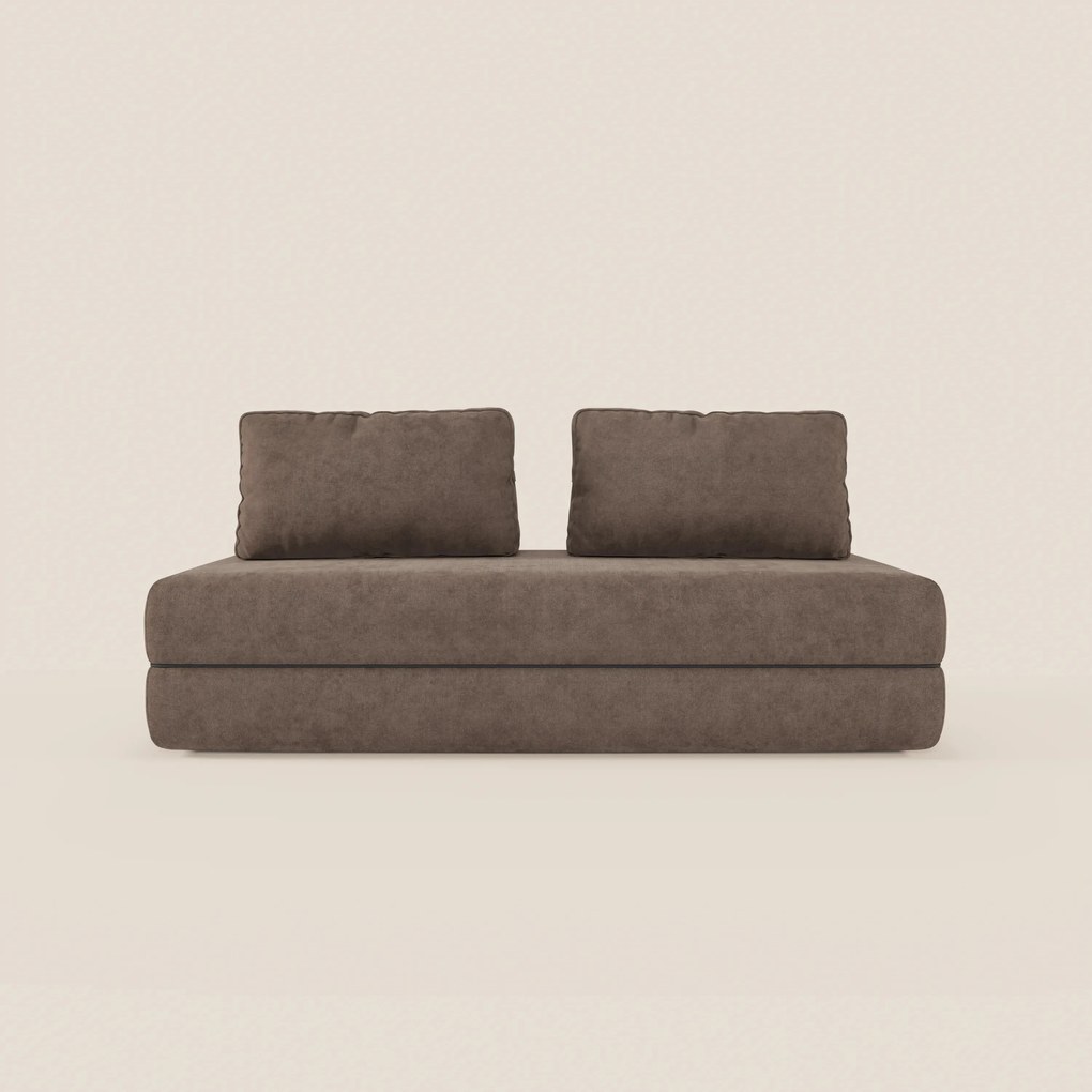 Rift divano letto matrimoniale 2 posti e 3 posti con schienali mobili - materasso alto 22 cm e memory foam in T31