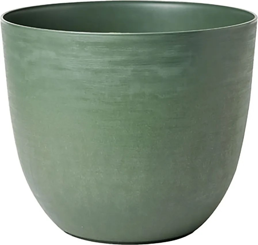 Vaso Rotondo Indoor e Outdoor Tera con Riserva D'acqua Over Forest Ø38 cm in Plastica Verde...