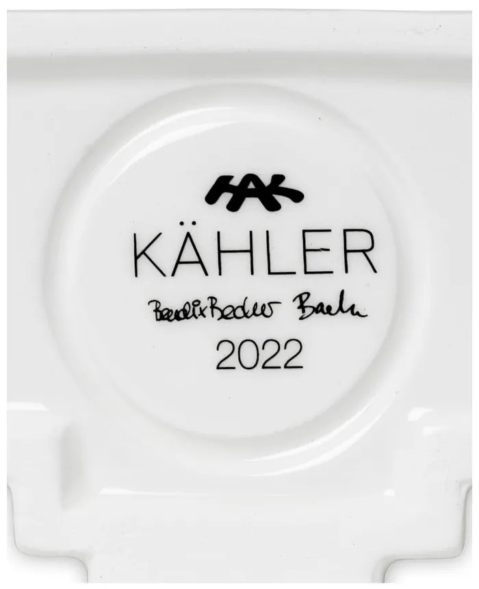 Portacandele in ceramica per tea light Urbania Lighthouse City - Kähler Design