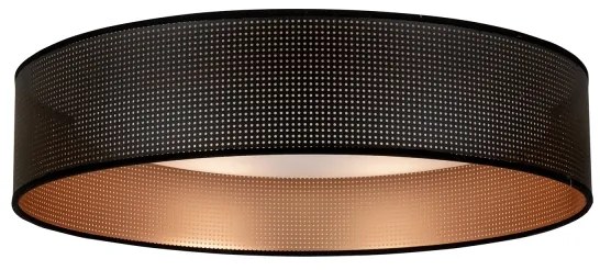 Duolla - Plafoniera LED ROLLER LED/24W/230V diametro 45 cm nero/rame