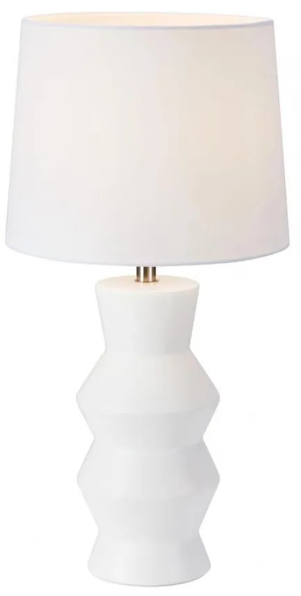 Markslöjd 108448 - Lampada da tavolo SIENNA 1xE27/40W/230V bianco
