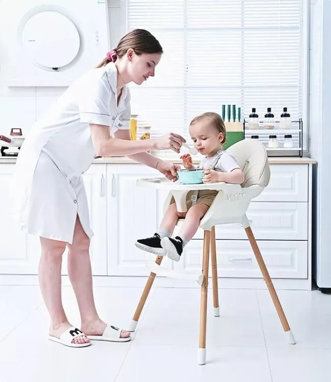 Seggiolino da pappa Baby Beige 2in1