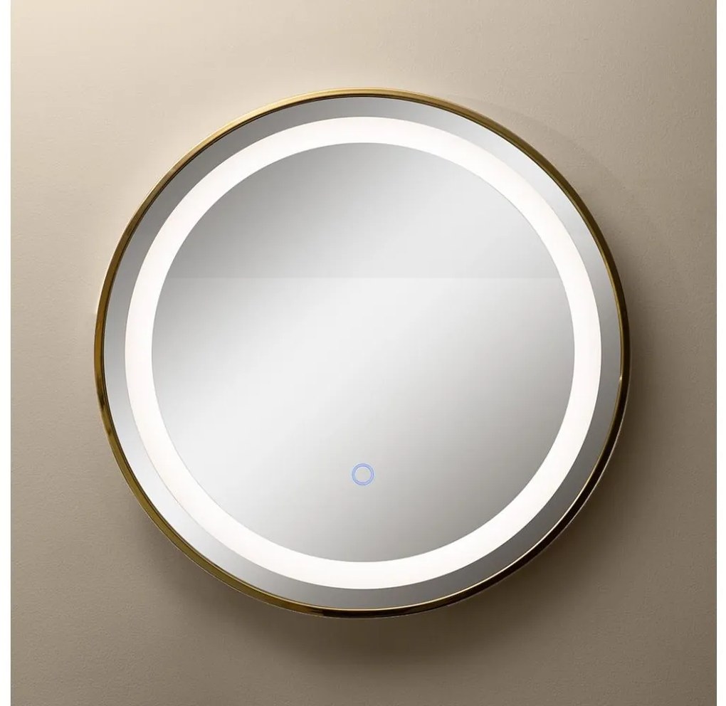 Zuma Line D251801-LED Bagno specchio con retroilluminazione 24W/230V 3000/4000/6000K IP44 oro