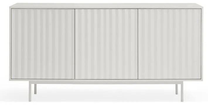 Cassettiera bassa bianca 159x80 cm Sierra - Teulat
