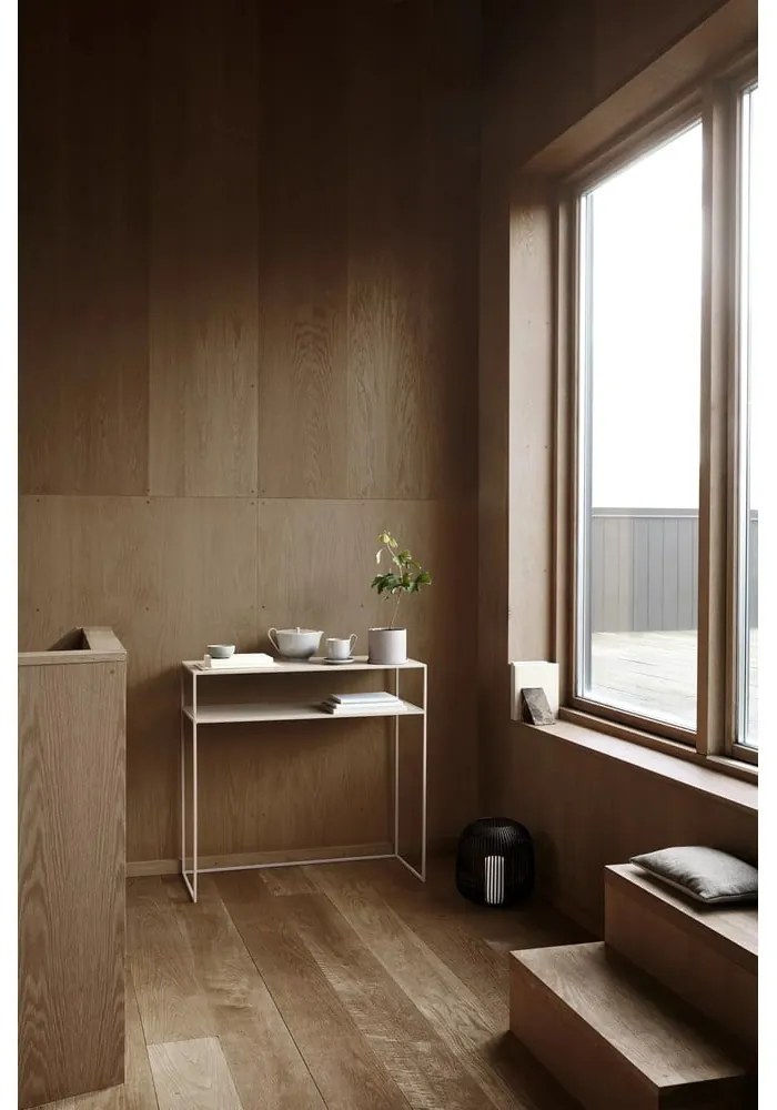 Consolle in metallo beige 35x85 cm Fera - Blomus