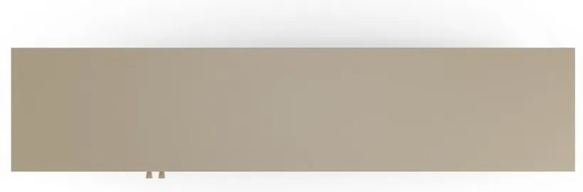 Mobile TV color crema in metallo 160x50x35 cm Fayna – Marckeric