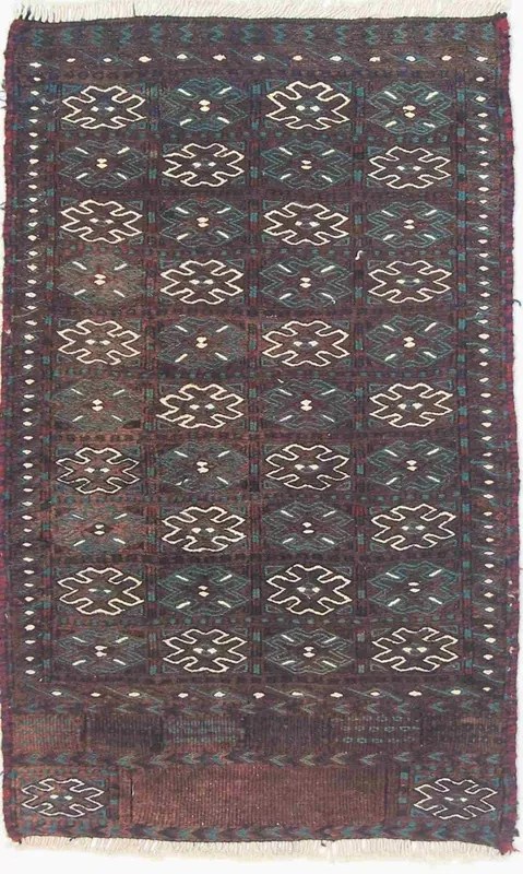 Kilim Tappeto persiano 90 x 60 Marrone (Iran) Tessuto A Mano