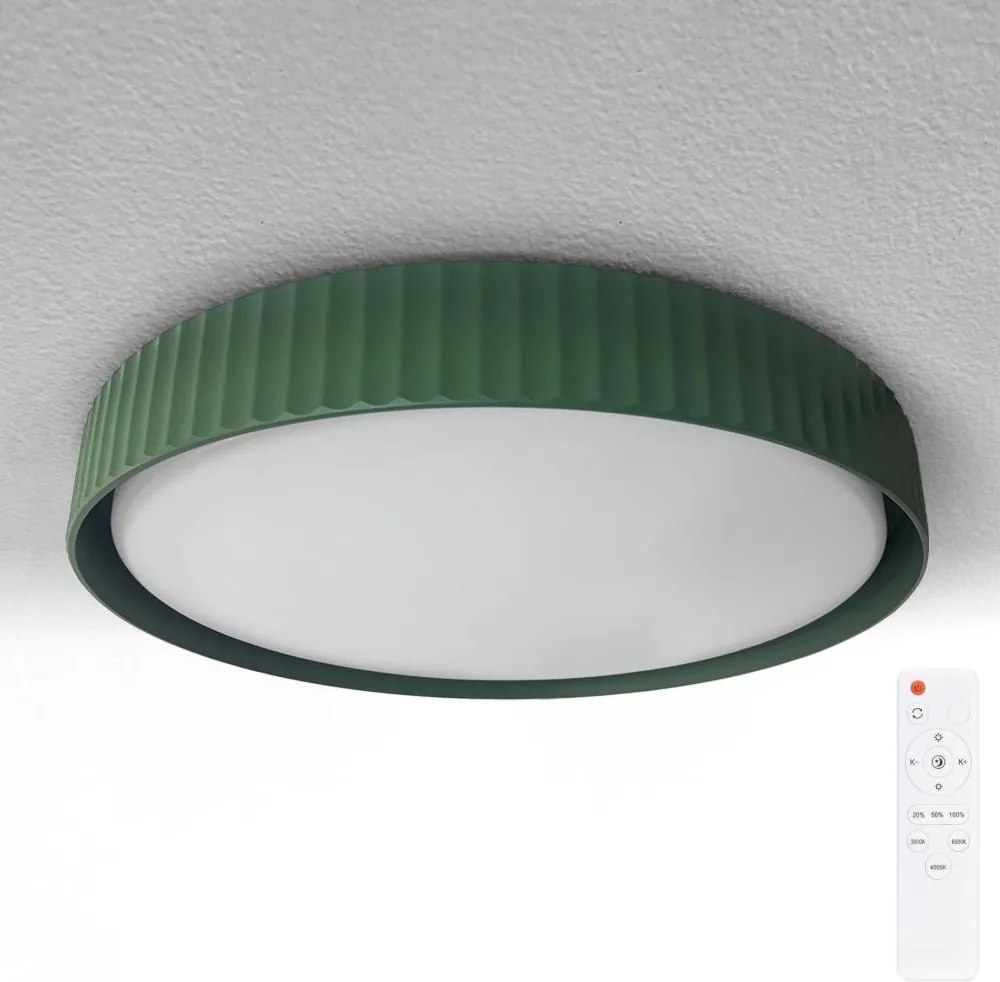 Brilagi - plafoniera dimmerabile LUCIA LED/48W/230V Ø 41 cm verde + telecomando