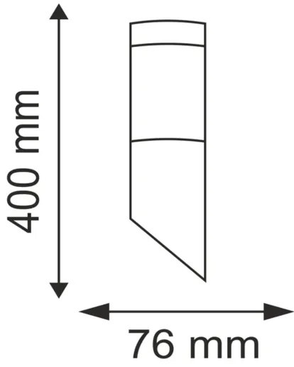 Applique da esterno LED RGBW dimmerabile LIVIA 1xE27/6,5W/230V IP44 argento