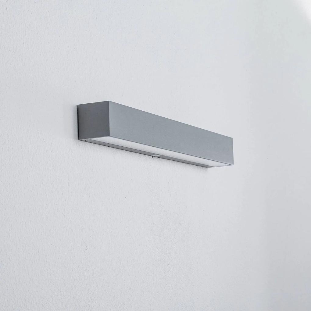 Arcchio LED applique da esterno Lengo, CCT, 50 cm, 1 luce, grigio