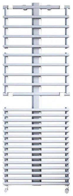 Termoarredo bagno IRSAP 149.9x55 cm interasse 500 mm bianco serie Get Up