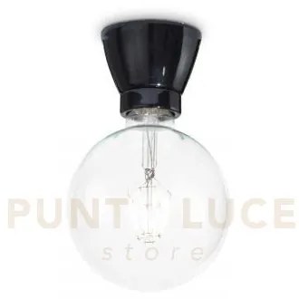 Winery portalampada da soffitto in cerimica smaltata 1 luce attacco...