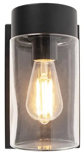 Lampada da parete per esterni intelligente nera IP44 con Wi-Fi ST64 - Jarra