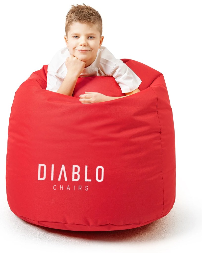 Pouf per bambini Diablo Chairs: Rosso