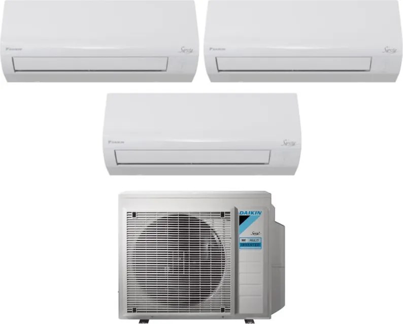 Daikin - Climatizzatore Condizionatore Trial Split Inverter serie siesta 9+9+9 con 3AMXF52A R-32 Wi-Fi Integrato 9000+9000+9000