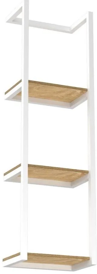 Porta asciugamani da parete 78x23 cm bianco