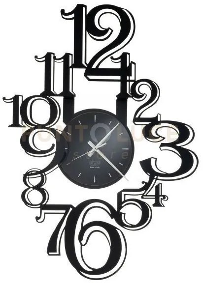 Orologio da parete big freak nero