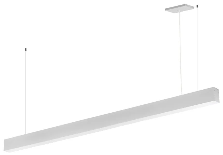 Lampada Lineare LED a Sospensione 55W 150cm bianca con driver Philips Colore Bianco Variabile CCT