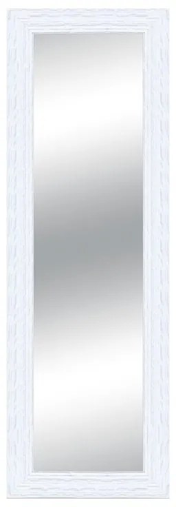 Specchio rettangolare in legno bianco 68 x 168 cm