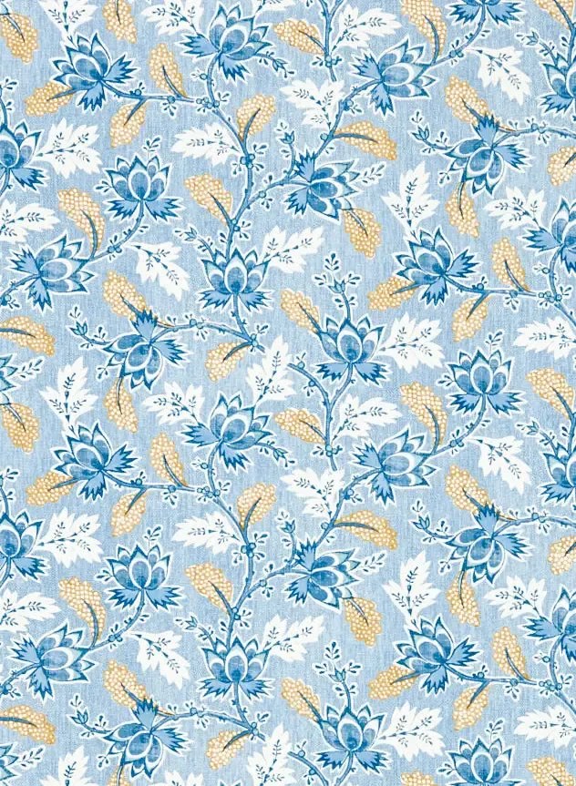 Sanderson Tapete Dallimore - Indigo/ Multi