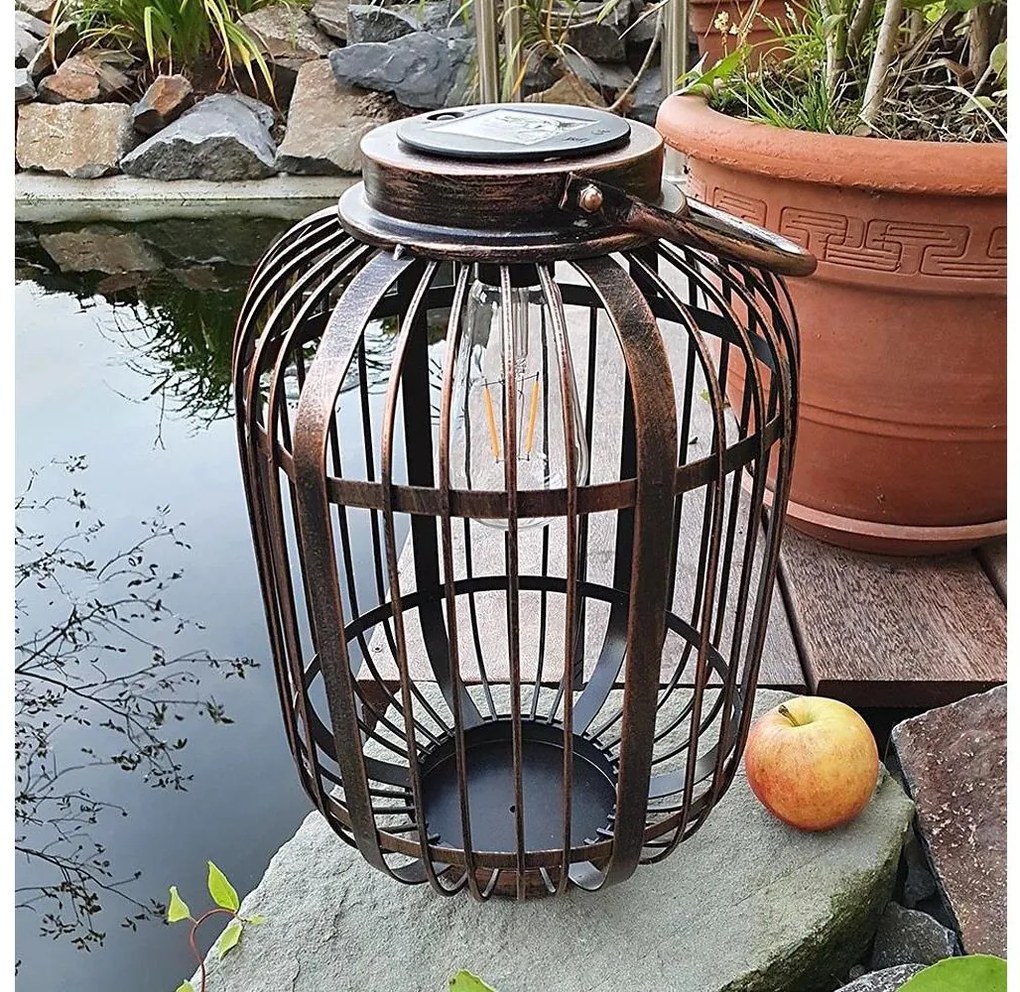 Lampada LED solare LORETA 1xE27/1,2V 600 mAh IP44