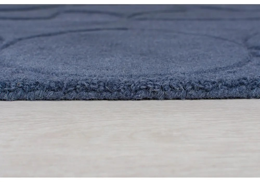 Tappeto in lana blu 160x230 cm Gigi - Flair Rugs