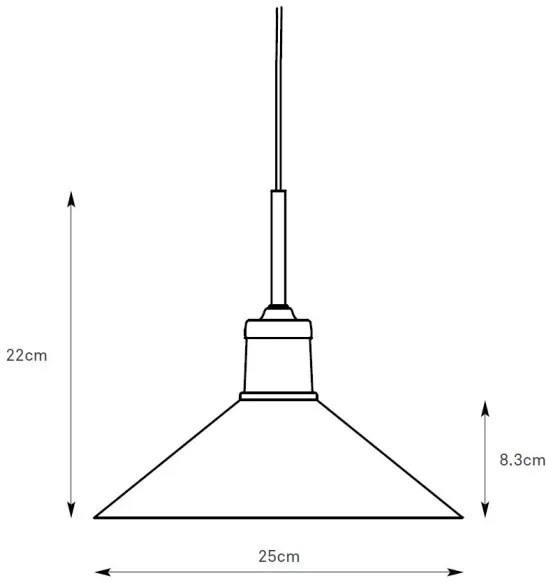 Markslöjd 108867 - Lampadario a sospensione con filo VELA 1xE27/40W/230V ottone/bianco