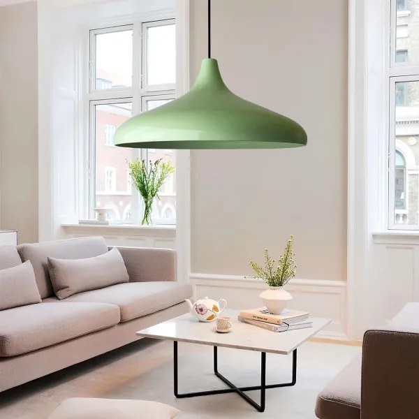 Lampadario a sospensione VULCANO 1xE27/40W/230V verde