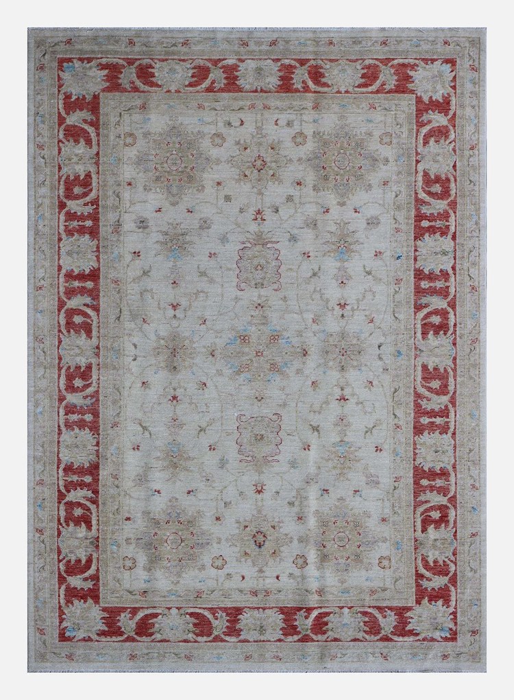 Ziegler Tappeto 170 x 230 Beige (Pakistan) Annodato A Mano