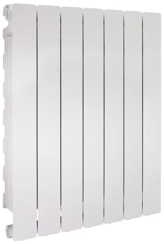 Radiatore acqua calda PRODIGE MODERN in alluminio, 6 elementi, interasse 700 mm, neutral white