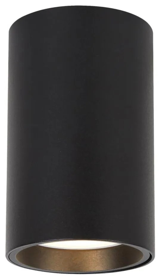 Faretto GENESIS 1xGU10/8W/230V 10 cm nero