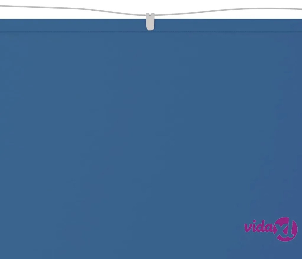 vidaXL Paravento Verticale Blu 140x270 cm in Tessuto Oxford