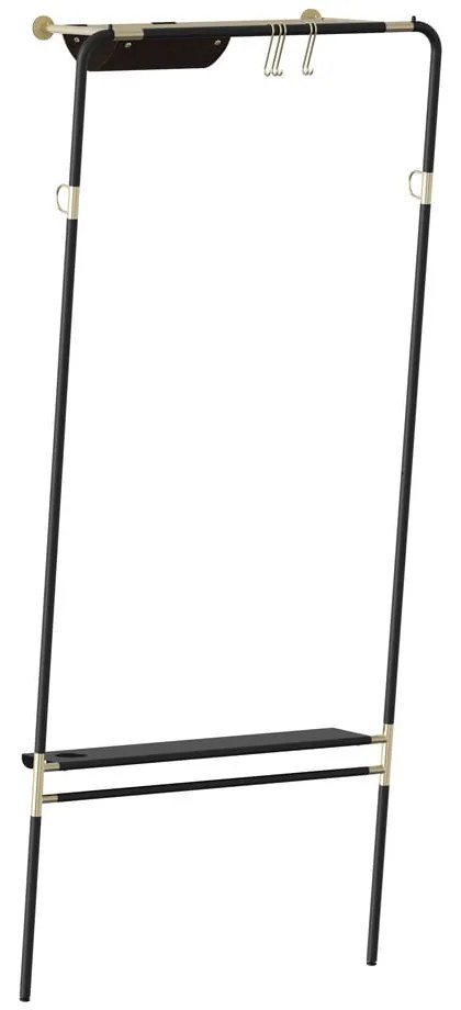 Set da corridoio in metallo nero Lean On Me - UMAGE